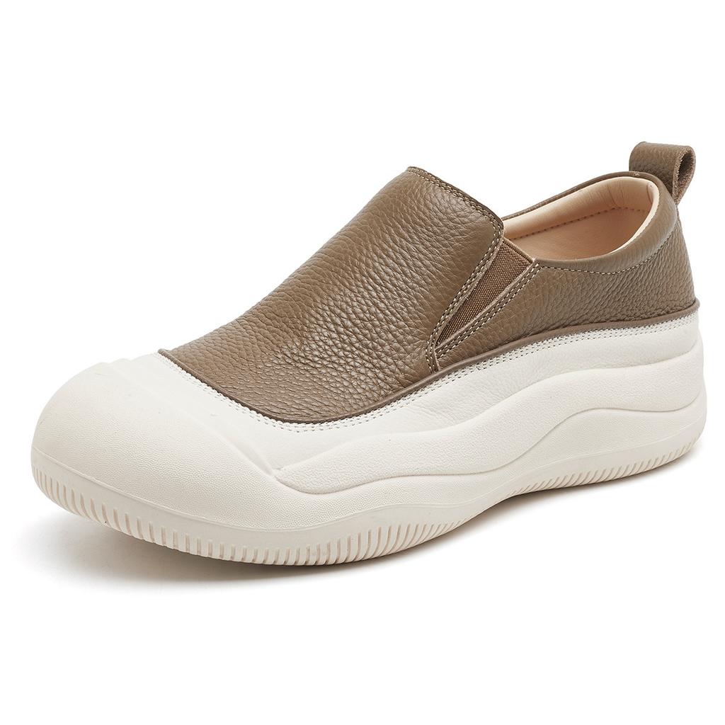 Loafers Woman Sports Style Comfortable Platform Casual Shoes Women's Casual Shoes Genuine Leather Baskets Femmes Scarpe Donna