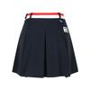 MARTINE GOLF Knit Matching Pleats Culottes_Navy