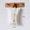 Seekdem Tissue Cover/Case, Canvas Case, White, SD-TSCV24WH, for Camping and Outdoor Use
