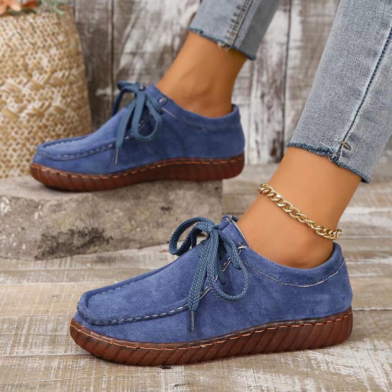 Fashion Women's Casual Shoes Trend Lace Up Shoes for Women Soft Bottom Flats Comfortable Female Sneaker Women Shoes Zapatos Para Mujeres