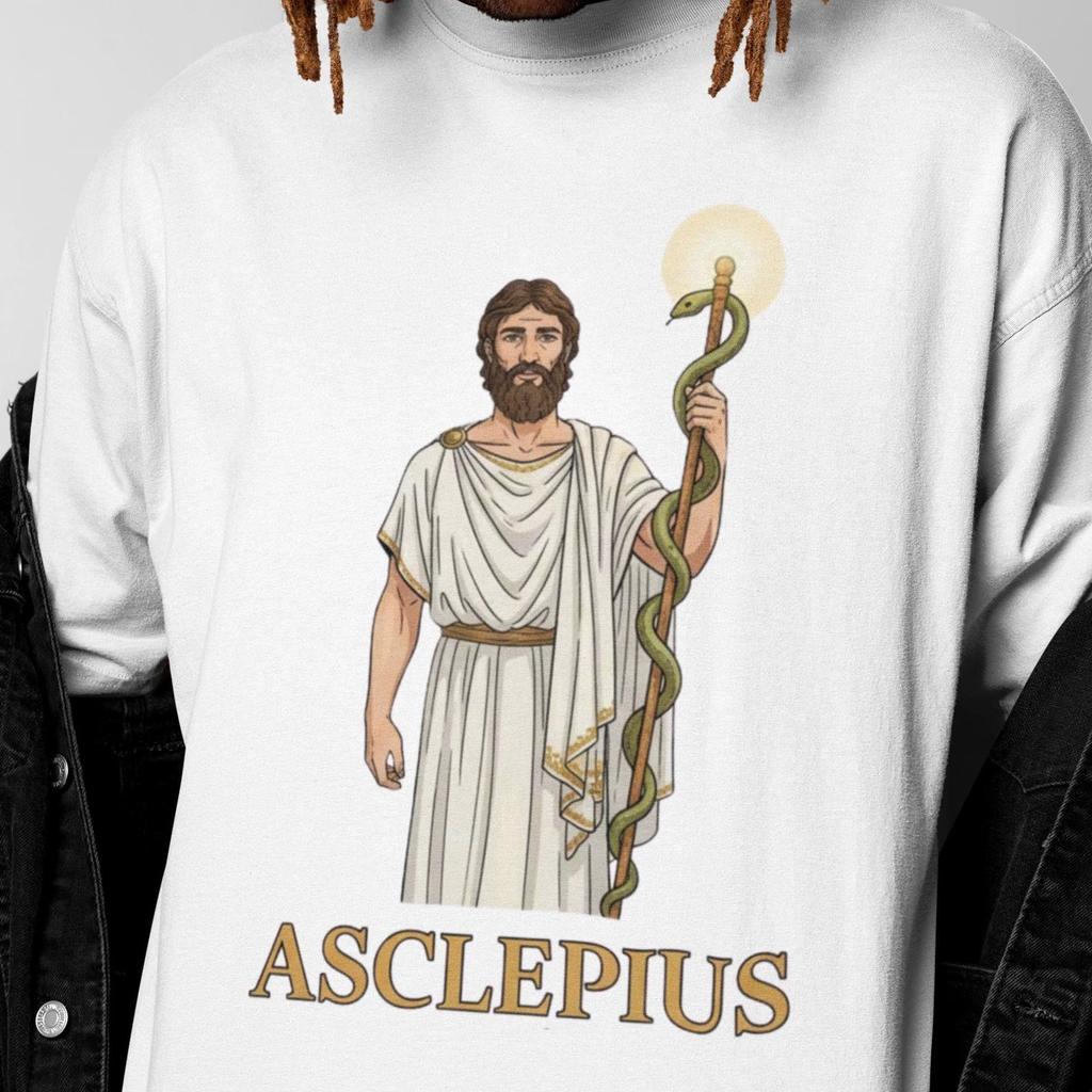 Asclepius T-Shirt | Greek Mythology | God of Medicine Tee