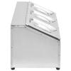 Récipient Gastronorm - vidaXL - GN 1/6 - Acier Inoxydable - 3 Bacs - Couvercles Inclus