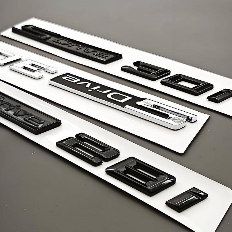 3D ABS Car Letters Logo SDrive 28i 30i Rear Trunk Badge Side Fender Emblem Decals For BMW Z4 E85 E86 E89 G29 Auto Accessories