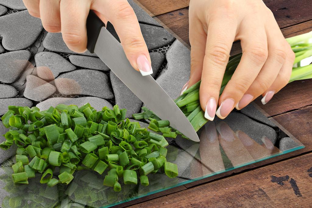 Glass protective plate for the stove 50x52 View