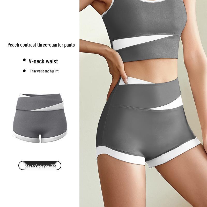 

Контрастный костюм для йоги Juyitang: Стильная, облегающая спортивная одежда для женщин Small