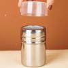 Stainless Steel Sprinkle Powder Icing Sugar Cocoa Sugar Chocolate Flour Duster Shaker Tool Seasoning Bottle for Spices