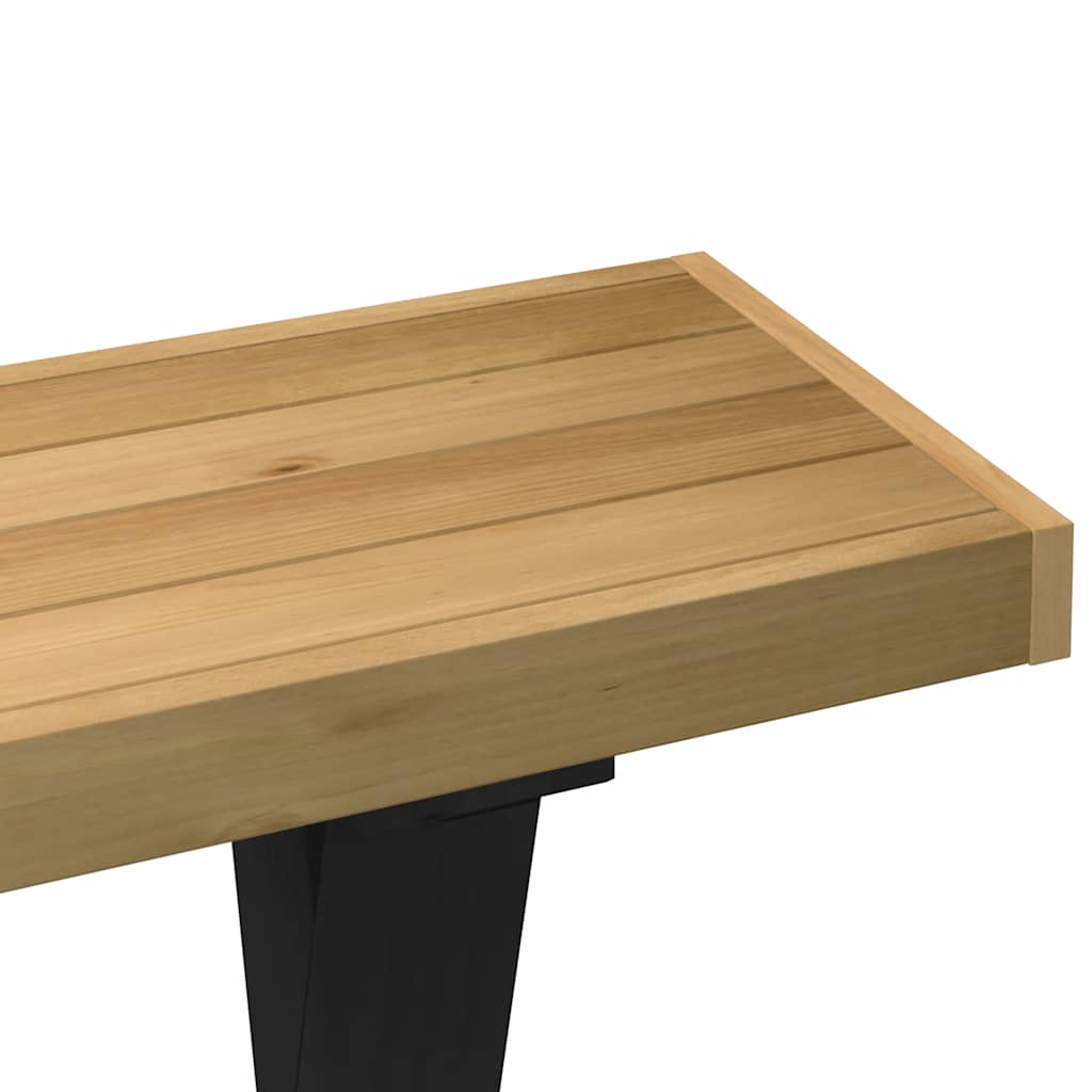 Vidaxl Console Table, Noain, 120X30X75 Cm, Solid Pine Wood