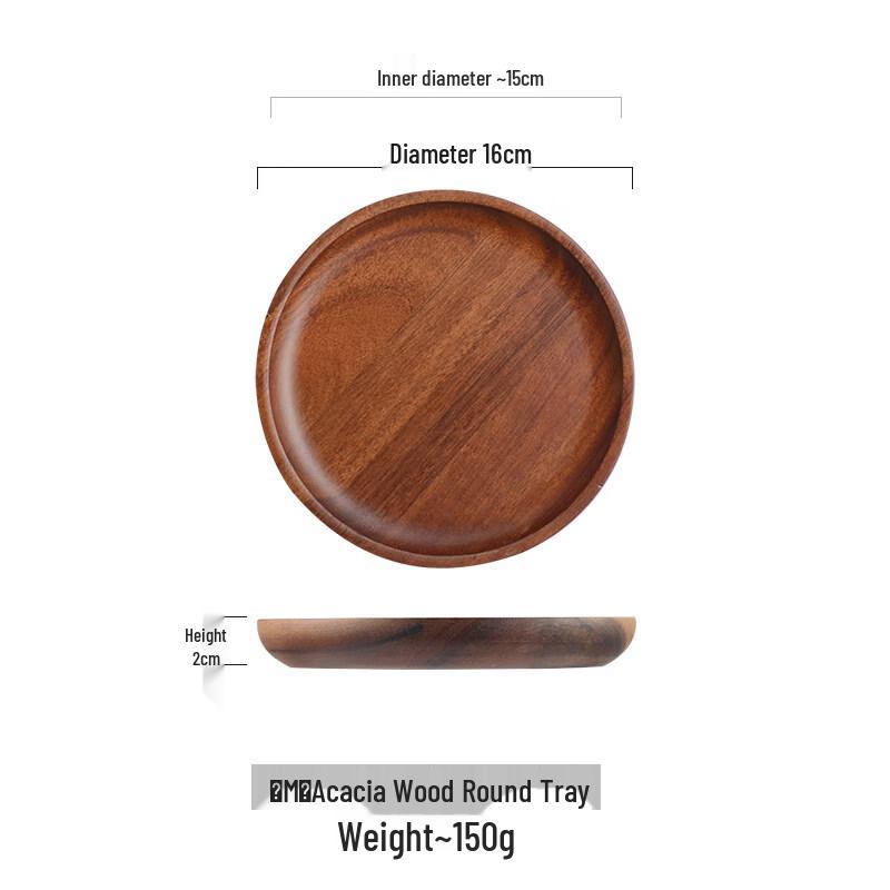 

Деревянный круглый поднос для подачи Anditai