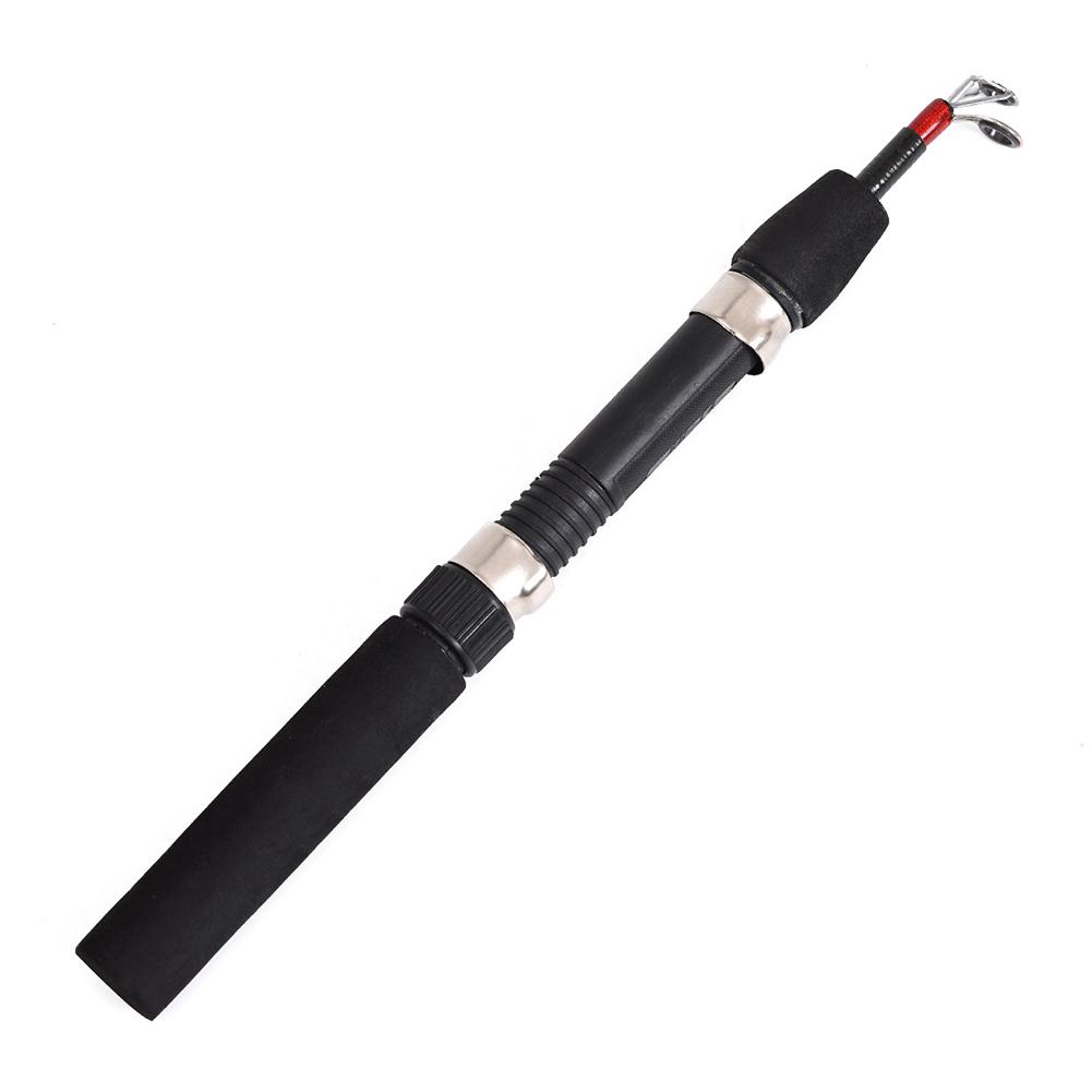 Ice Winter Fishing Rod with Reel Combo Ultralight Mini Telescopic Ice Fishing Rod Outdoor Short Fiber Ice Fishing Pole Wheel Set