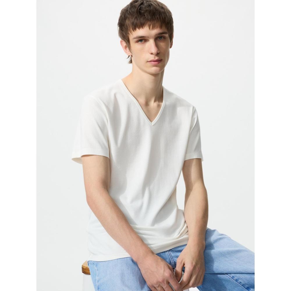 Uniqlo Japan CoTTon V Neck T 2 Pack