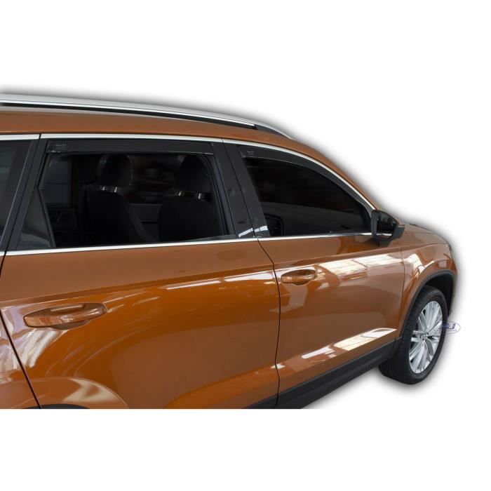 J&J AUTOMOTIVE | Heko Air Deflectors Wind Deflectors For Seat Ateca from 2016