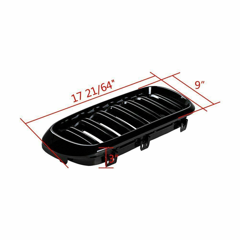 Griglia Anteriore A Doppio Rene Con Doppia Stecca Per X5 F15 X6 F16 X5M F85 X6m F86 2013 2019 Nero Lucido~p154099735