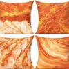 Autumn Harvest Pumpkin Letter Pillow Thanksgiving Flax Pillow Case Home Sofa Pillow Case
