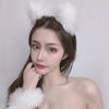 Cats Ear Long Plush Cute Anime Cosplay Hair Clasp Headband Party Costume for Daily Wear