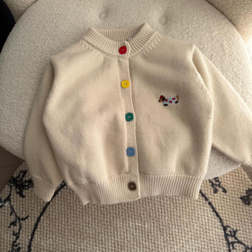 Kids Thick Red Knit Sweater Winter Warm Soft Top for Boys and Girls