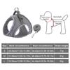 Small Medium Pet Dog Harness for Outdoor Use Set Dog Vest Strap Adjustable Breathable Harness for Dogs Puppy and Cats