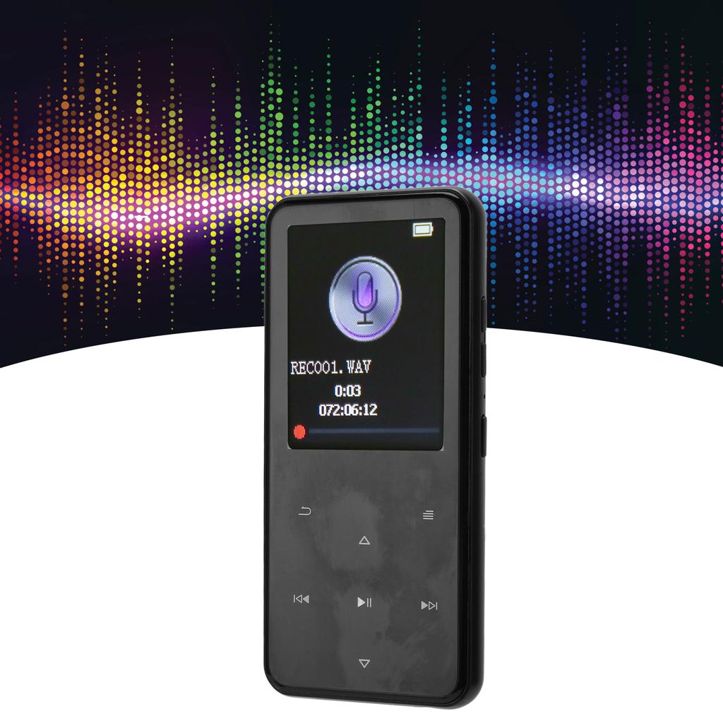 MP3 Player NaIntelligent HD Noise Reduction   5.0 Support FM Radio E Book Music Player for Home