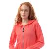 DKNY Womens/Ladies Waffle Knit Slub Full Zip Hoodie
