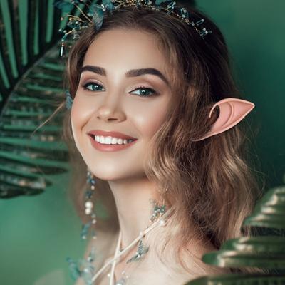 10 Pairs Fairy Pixie Elf Ears Soft Pointed Fairy Ears Party Cosplay Dress Up Costume for Halloween Elven Masquerade Makeup Accessories