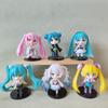 7cm 7style Random Hatsune Miku Virtual Singer Anime Action Figure 3D PVC Model Character Cosplay Accessories Cute Lovely Kids