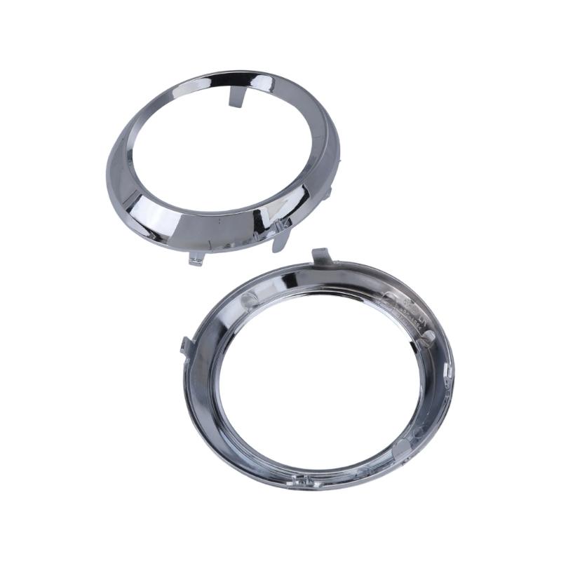 Left and Right Front Fog Light Surround Trim, 2011-2017 Plastic Snap On Pair for Front Lamp Opening Repair, Ref 52712-08020 52713-08020