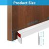 1/2Roll Door Bottom Sealing Strip Windproof Dust Stopper Guard Rain Weatherstrip Noise Reduction Insulator Sealer Home Hardware