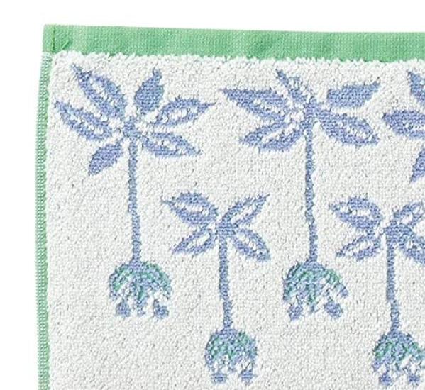 Marushin Hand Towel MOOMIN 34 x 36cm Blooming Maze Applique Embroidery Untwisted Yarn 1405015300