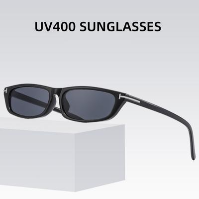 Latest Vintage Fashionable Small Spectacle Frame Frame Sun Glasses Glasses Personalized Fashionable Modern T-shaped Accessories Sunscreen and