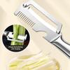 Multifunctional 3-In-1 Stainless Steel Peeler Vegetable & Fruit Slicer Shredder Versatile Kitchen Tool For Peeling Shredding