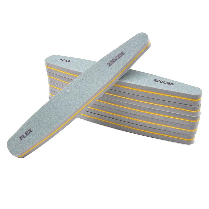 

5/10P Nail Buffer Files 100/180 180/240 220/280 Grit Double Sided Sandpaper Sponge Block Nail Polish Manicure Tools Sanding File