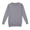 Men's Round Neck Trendy Knitted Fir Autumn and Winter Loose Solid Color Knitted Simple Casual Bottoming Big Yards Sweater