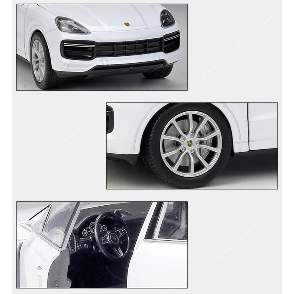 Welly 1/24 Porsche Cayenne Turbo SUV Alloy Car Diecasts & Toy Vehicles Car Model Miniature Scale Model Car for Children