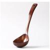 Kitchen Wooden Deep Cooking Spoon Wood Soup Porridge Ladle Scoop Spoon Utensil