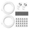 Fuel Pipe Hose Line Kit, 5000mm Diesel Heater Fuel Line Kit, Replaceable Parking Heater Fuels Lines Kits with Lines Filters Clips & Hoses, Tank Diesel