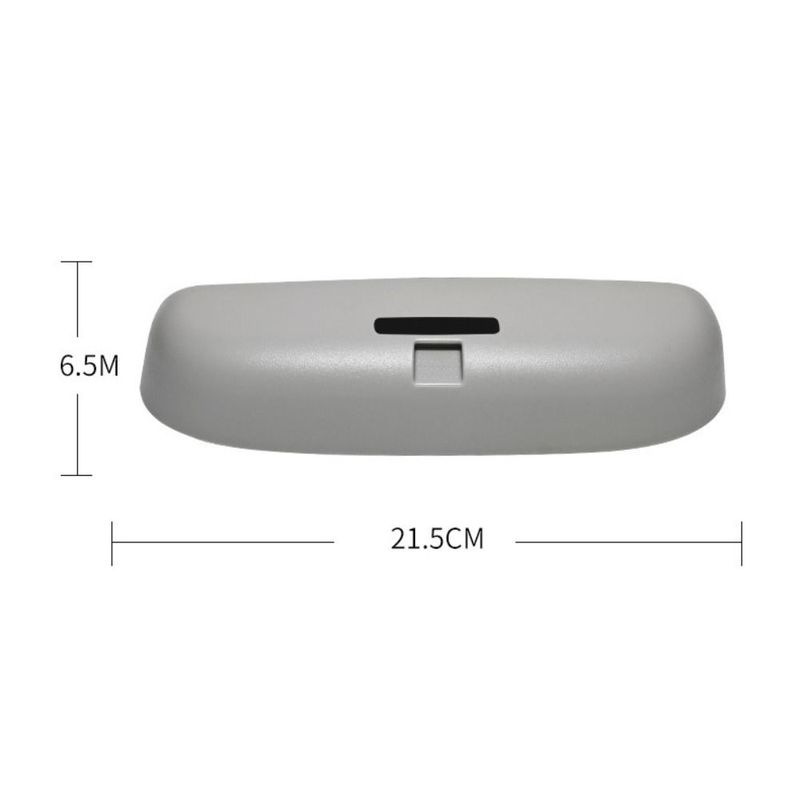 New ABS Glasses Case Grey Wear-resistant Storage Box Thickened Sun Glasses Holder for Volvo XC40 XC60 XC90 V40 S60