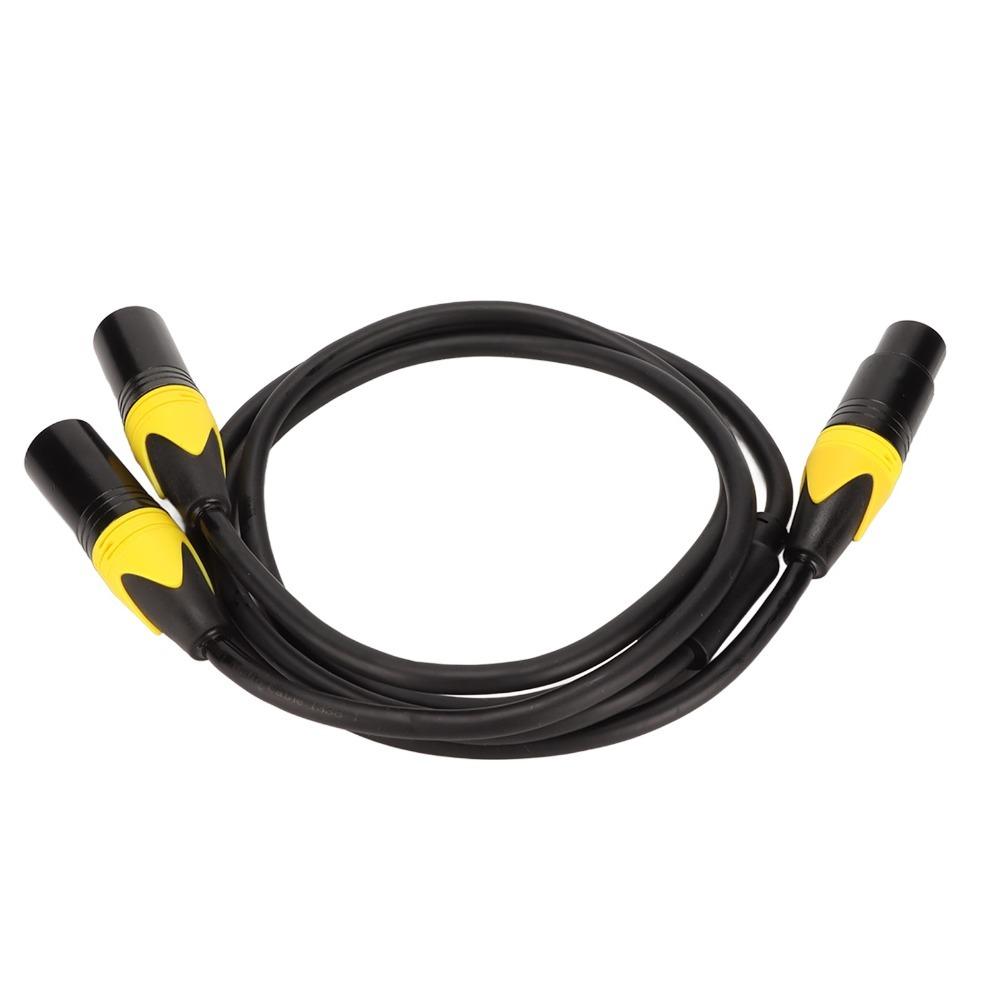 3 Pin XLR Splitter Cable Noiseless XLR Audio Y Adapter Cable XLR Y Cord  Speaker Connection