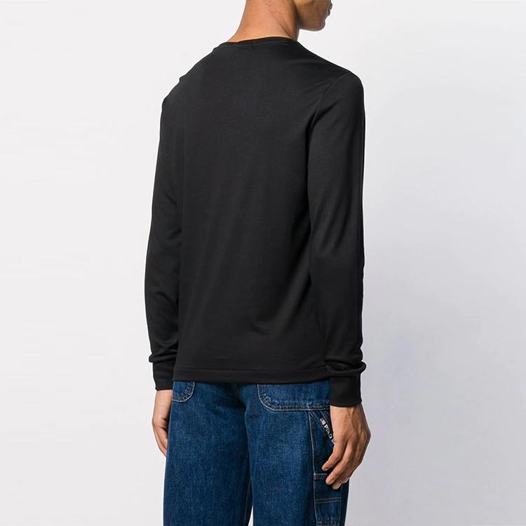 Polo Ralph Lauren FW21 Logo Embroidered Long Sleeve T-Shirt Men Tops Black 710760121-001