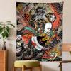 Vintage Japan Art Ukiyo-e DIY Wall Tapestry Hippie Flower Wall Carpets Dorm Decor Wall Art Decor