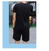 Men's Plus Size Summer Sports Suit: Crew Neck Quick-Dry T-Shirt & Shorts for Running Fitness