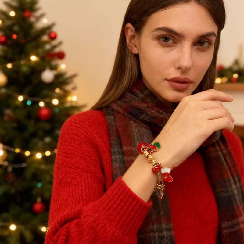 Weihnachts-Countdown Adventskalender Blindbox Weihnachts-Themen DIY Armband