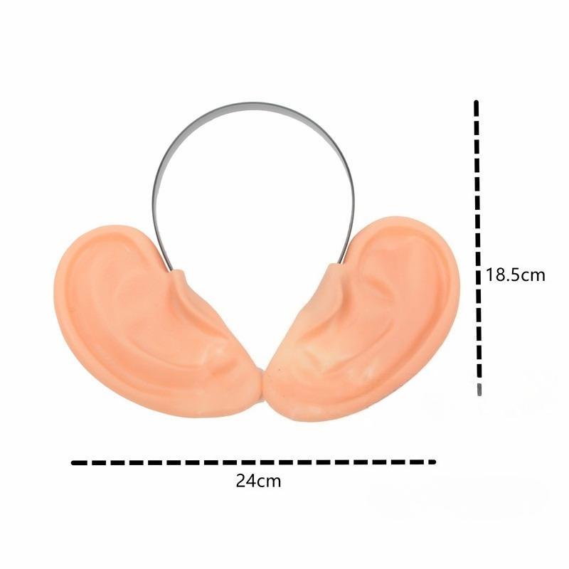 Big Ears On Headband Funny Costume Big Ear Fake Ears Fairy Ear Accessories for Halloween Cosplay Clothing Cartoon Giant Fake Ear
