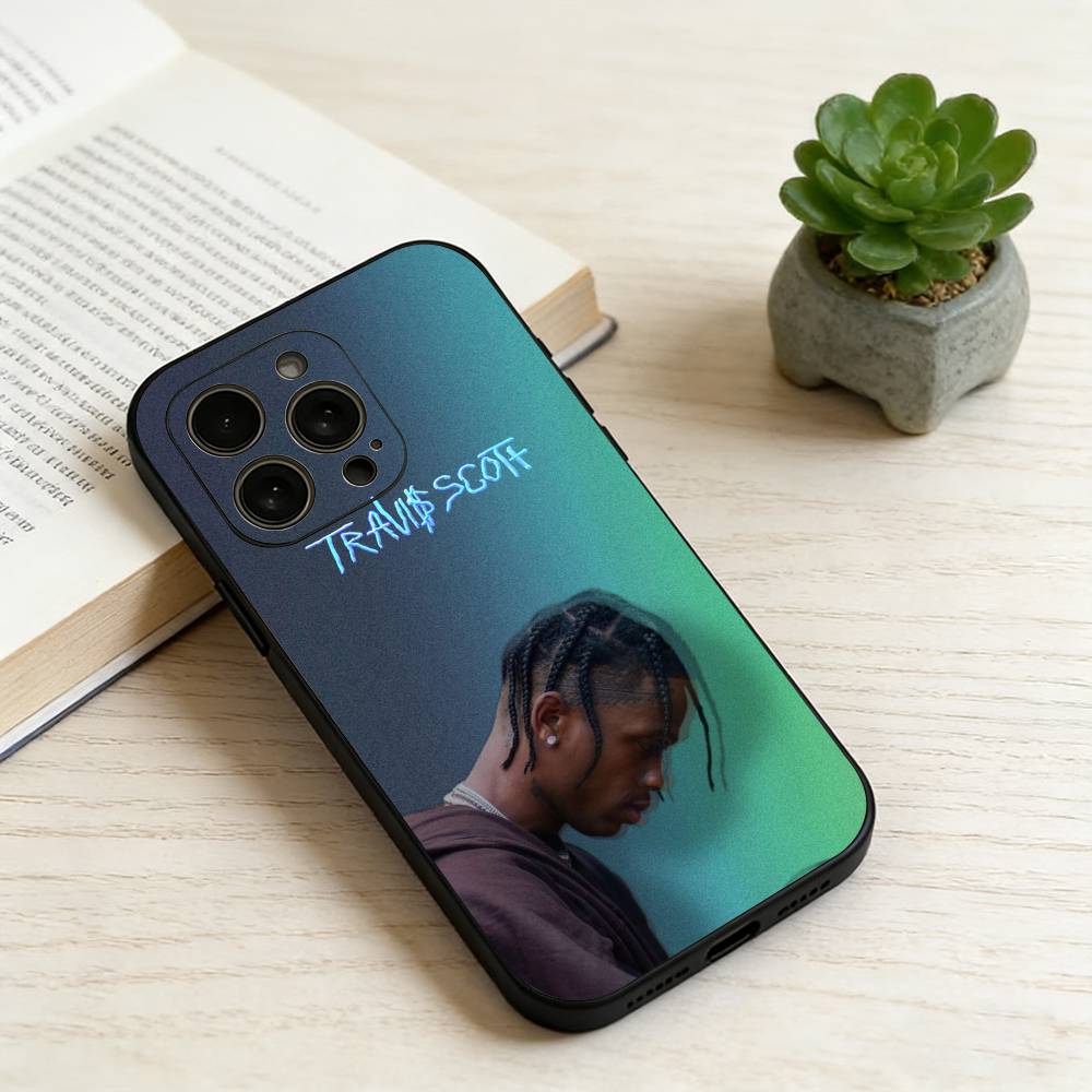 

T-Travis S-Scott Phone Case Silicone Soft For IPhone 17 16 15 14 13 12 11 X XR Plus Pro Max Plus iPhone15