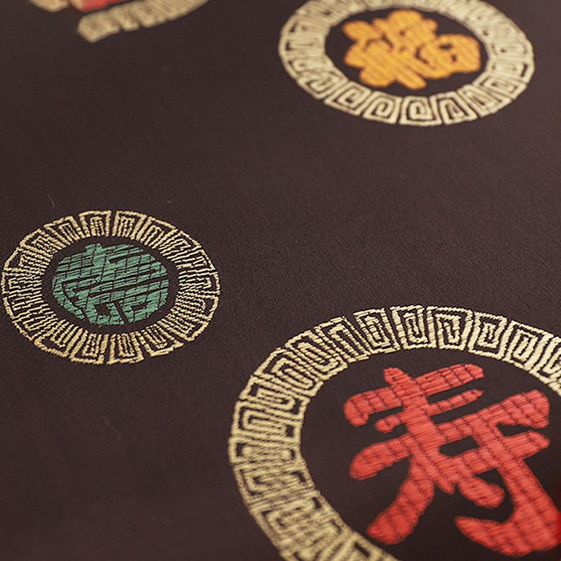 100*90cm Rayon Brocade Fabric For Sew Chinese Red Tang Suit Cheongsam Sheet Dress Costume Silk Like Damask Jacquard Satin Fabric