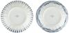 Pair of multi-use pots with dyed patterns, diameter 18.5cm (in presentation box) 13362