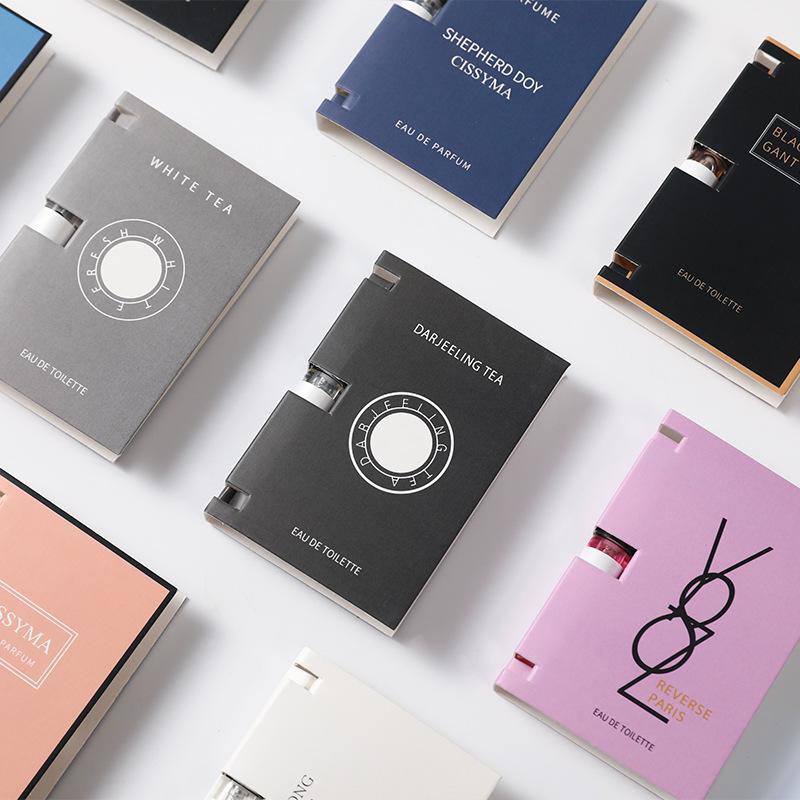 3ml Women's Light Fragrance Sample Card - Long-Lasting Q Version Spray, Men's Gift