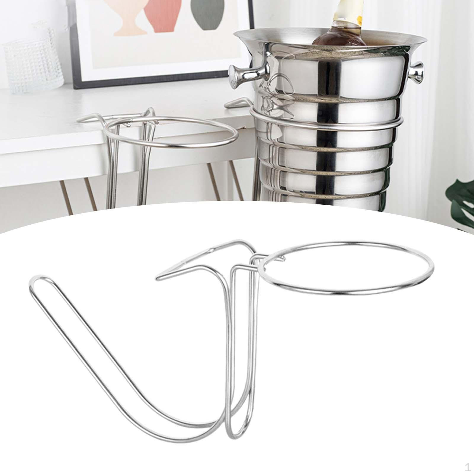 

Настольная стойка для шампанского подставка для льда нержавеющая сталь пивная бочка винный бар Silver 40x17cm