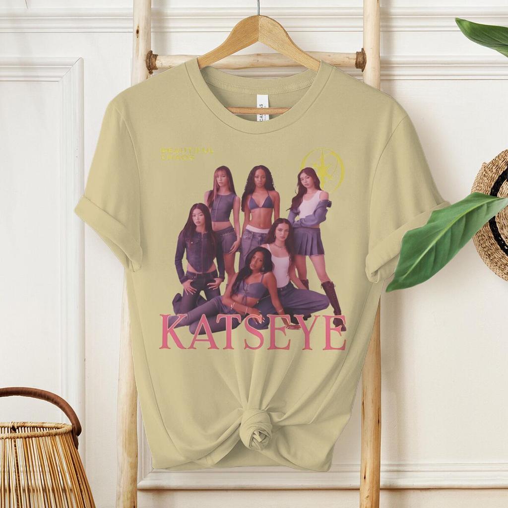Y2K Singer Graphic Print Tshirt Fashion Hip Hop Girl Group T Shirt Haraju Kukorean Ulzzang Short Sleeve Tees for Women Unisex