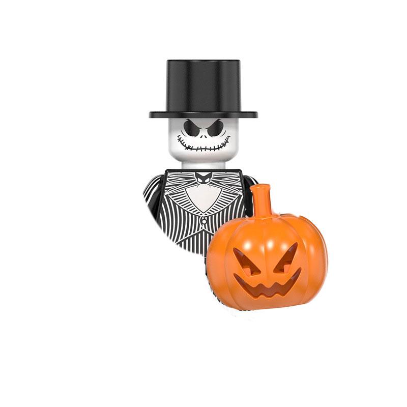 Classic Horror Series Figure Dolls Mini Building Blocks Set Halloween Dress-Up Role Play Collection Gift Toy