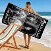 Name Custom Poison Print Beach Towel, Large Soft Quick Dry Towel for Beach Camping Swimming