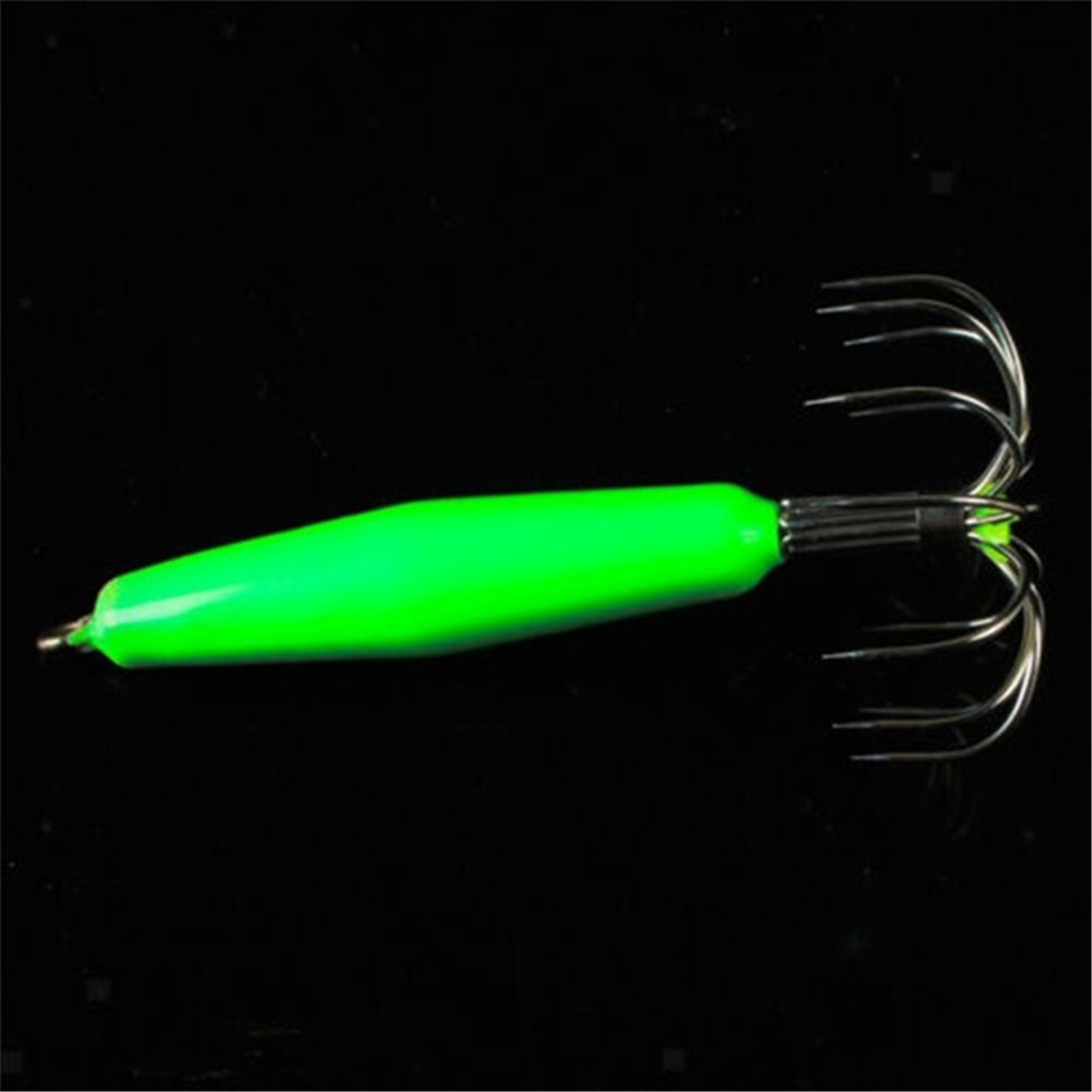 Noctilucent Durable Octopus Bait Lures Sleeve-fish Fishing Tackle Fishing Hook Fishing Tools Hooks